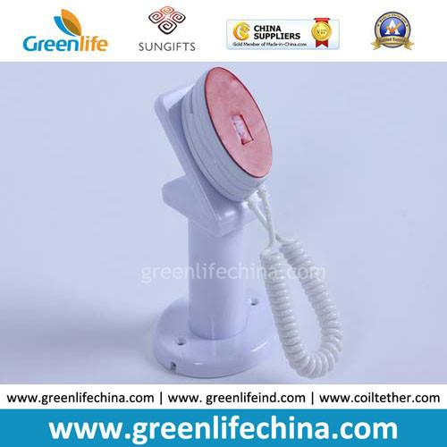 Mobile Phone Fashionable White Loss Prevention Retail Display Stand