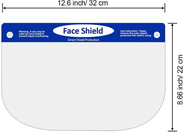 Reusable Splash Face Shield , Full Face Shield Fast Delivery High Safety CE FDA Approval