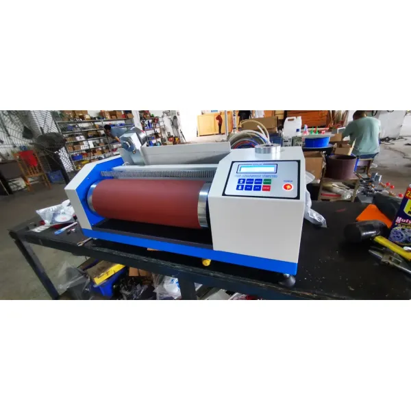 UP-1001 DIN Standard Rubber Abrasion Tester with 150mm Wheel Diameter and 40rpm Rotation Speed for Material Wear Testing