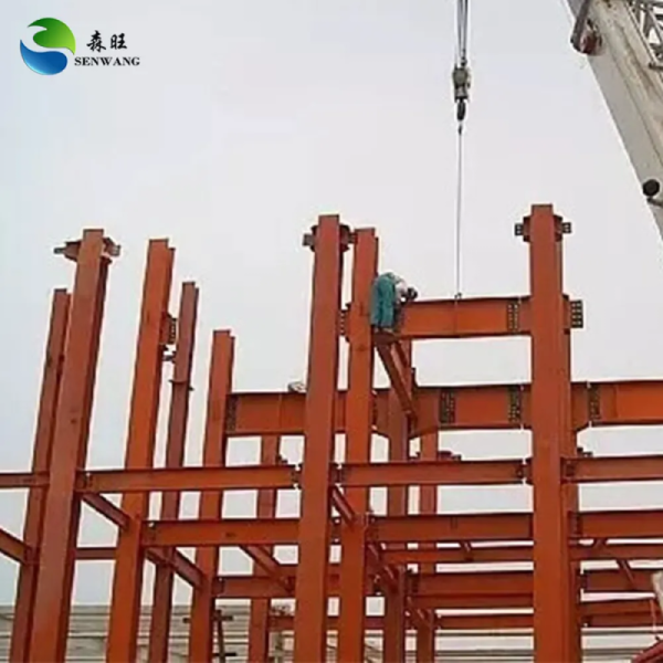 1.2m Height Brick Wall Steel Structure Warehouse with Cost Advantage on Maintenance Costs and Bending Welding Processing