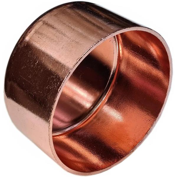 K65 Copper Solder End Cap for Refrigeration, HVAC Tube Sealing Cap, Durable Leak-Proof Pipe Cover