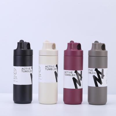 304 Stainless Steel Japandi Design Style 550ml Double Wall Vacuum Flask With Handle