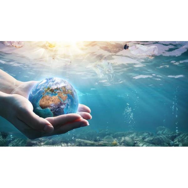 Factory wholesale ocean-bound plastic bottles RECYCLED POLY 150D RIP-STOP 2MM