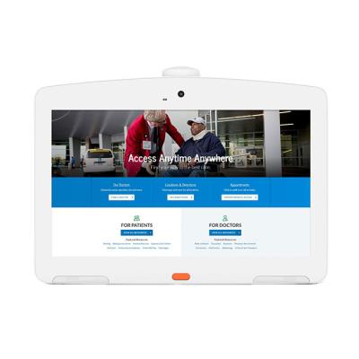 L'hôpital Android Linux marquent sur tablette le Signage de VESA Mount All In One Digital d'écran tactile de 10,1 IPS de pouce avec RJ45 le port POE