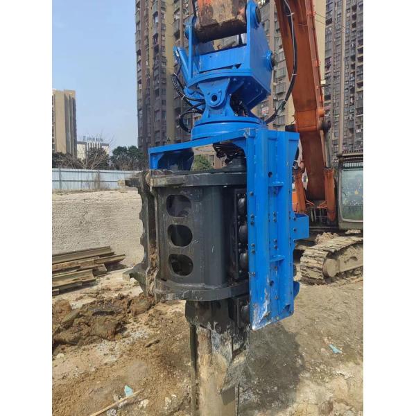 Exporters High Frequency Vibration Output Pile Driver – High Quality Quick Tool Change System & Static Crushing Low Vibration Noise – SV400