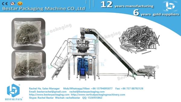 Automatic weighing packing machine for iron nails length 60mm BSTV-450AZ