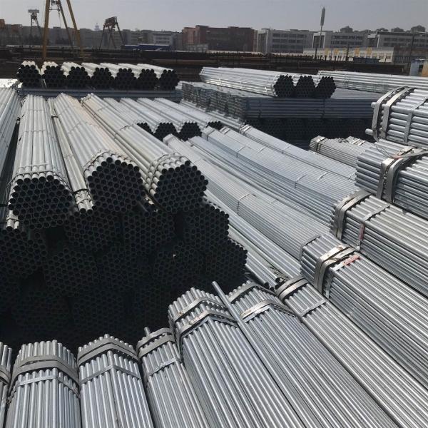 DN50 Hot Dip Galvanized Steel Pipe / GI Pipe Galvanized Steel Pipe Galvanized Tube For Greenhouse Frame