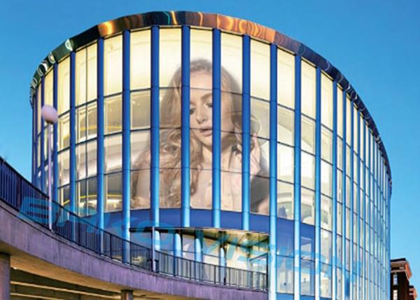 Magic Transparent Glass Led Display Video Wall Advertising Curtain 960*640mm
