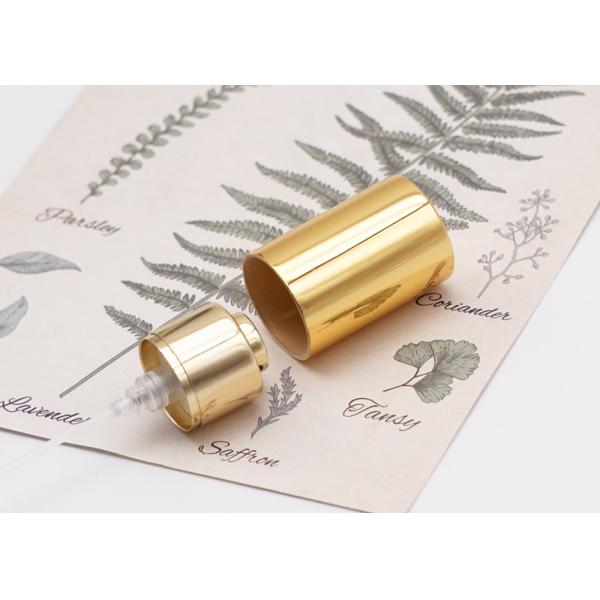 22mm Mist Spray Perfume Sprayer Pump Gold Aluminum Cap