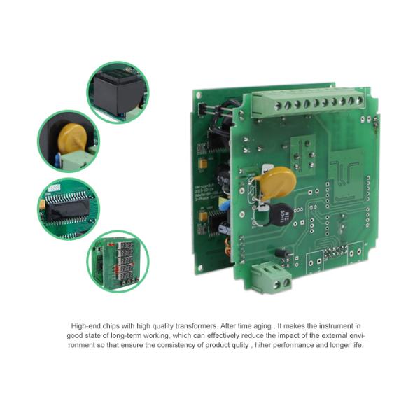 Slim model Three  phase multi amp volt Hz digital multi panel Meter 010v meter