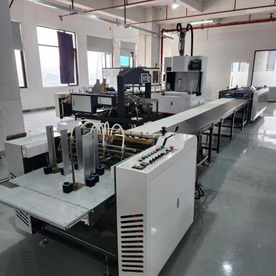 DG850B Feeder Box Gluing Machine Paper Sheet Rigid Box Forming Machine