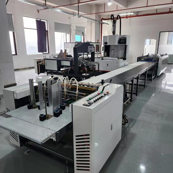 DG850B Feeder Box Gluing Machine Paper Sheet Rigid Box Forming Machine