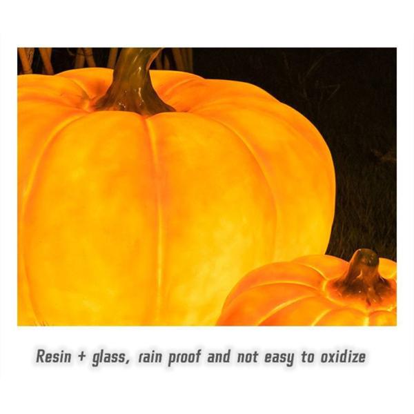 Фонарики приведенные солнечного Джек-O „- для лужайки квадратной живописной местности двора ландшафта сада виллы на открытом воздухе