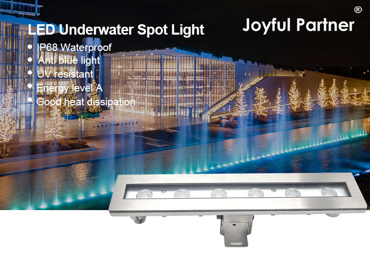Фабрика Прямая поставка IP 68 Входное напряжение 24VDC 6X1W LED одноцветный угол луча 8 градусов LED-лампы пруда