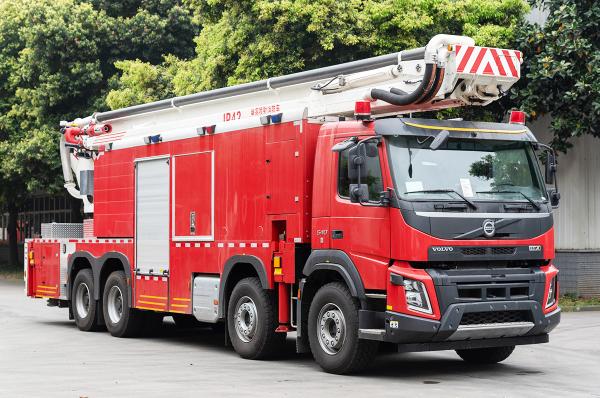 Volvo 42m Caminhão de combate a incêndio de água/espuma/pólvora Veículo polivalente China Factory