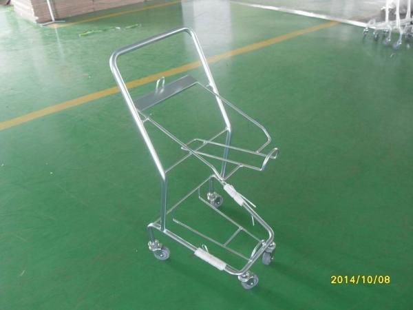 Four Wheeled Shopping Trolley / Shopping Basket Trolley 50KGS capacity