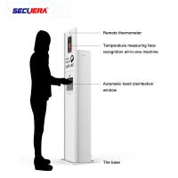 caminhada do núcleo RK3288 do quadrilátero do distribuidor do Sanitizer da mão 10L através do detector de metais