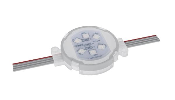 DV24V 大直径 RGB LED 点光源 屋外 変形式 装飾用