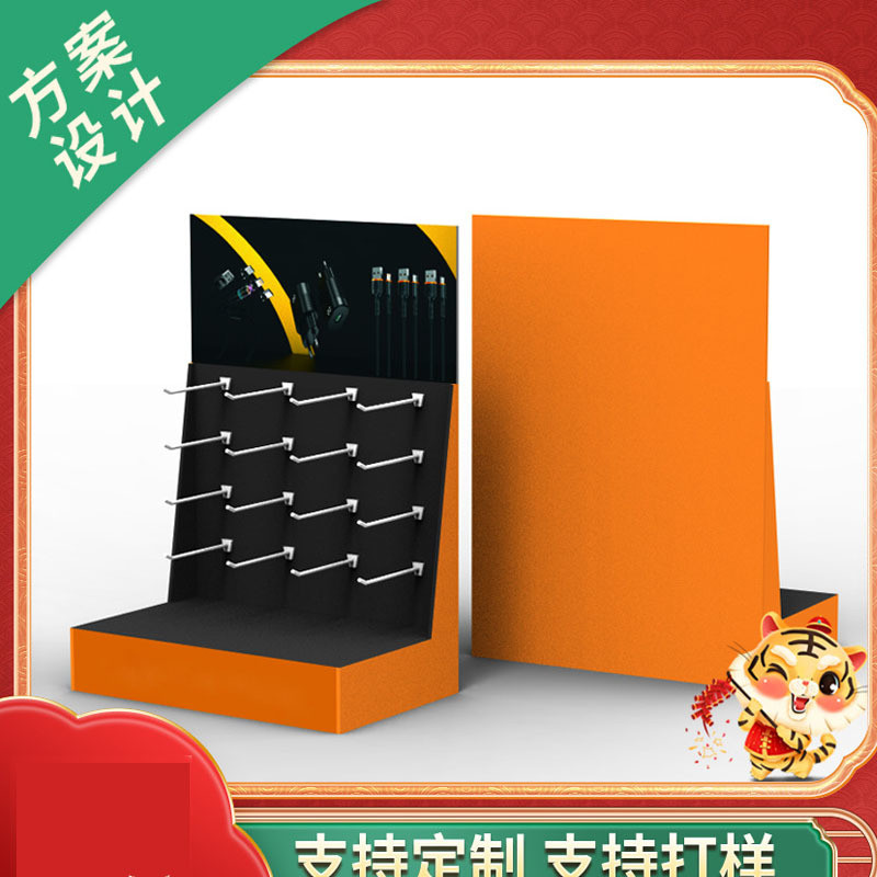 Retail Shops Cardboard Hook Display Box Custom Design Luxury Cardboard Cell Phone Box