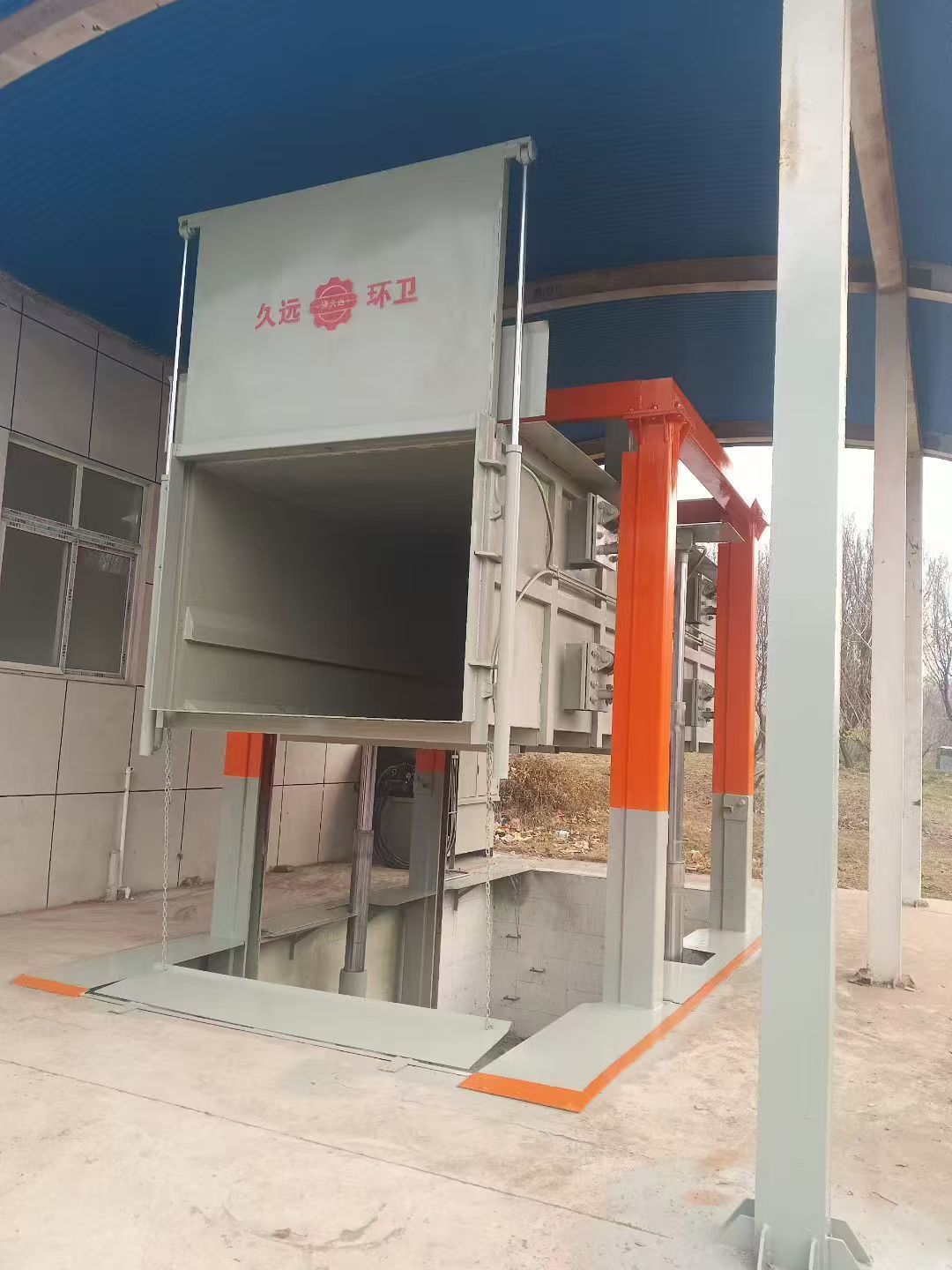 Automatic Heavy-duty Hydraulic Waste Compactor and Garbage Compression Machine - CE Certified for Factory & Commercial Waste