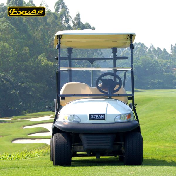 EXCAR Trojan Battery 2 Seater Used Electric Golf Carts 48V 275A Golf Buggy