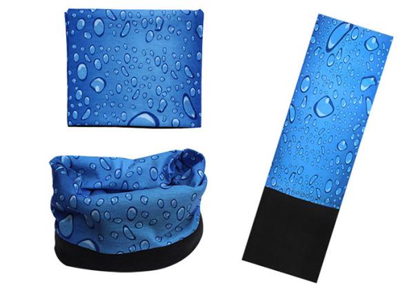 Water Droplets Logo Ski  Headwear , Fashion Style Reversible Polar 