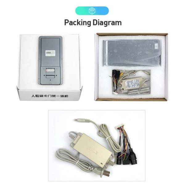 1.6GHz Android 7.1 Face Recognition Attendance Systems 100Mbps