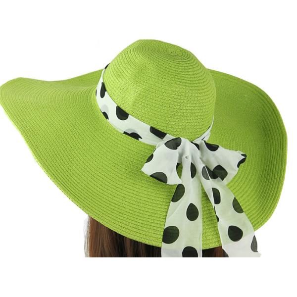 Embellished Wavy Edge Straw Beach Hat Chic Flower Shape And Mesh Founded