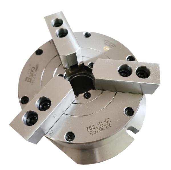 Três maxila pneumática vertical Chuck In Lathe Machine