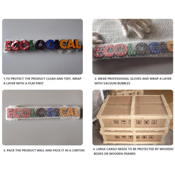 Outdoor Advertising Front Lit Signage Anti Rust 3D Metal Signs