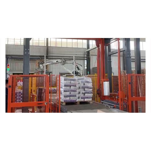 Automatic Stretch Wrap Packing Machine for High Efficiency Brick Packaging with Cost Savings and Strong Protective Performance
