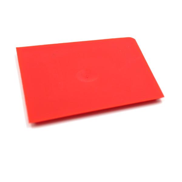 Lightweight  Red Silicone Sealant Spatula 3/16 Thick Silicone Caulk Scraper