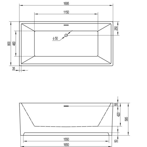 cUPC freestanding acrylic soaking bathtub, modern bathtub,ideal standard bathtub