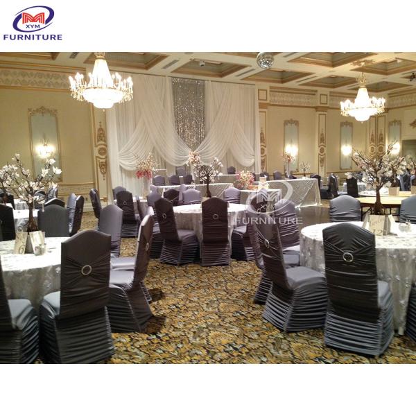 Customized Polyester Chair Covers And Sashes Hotel Furniture Supplies