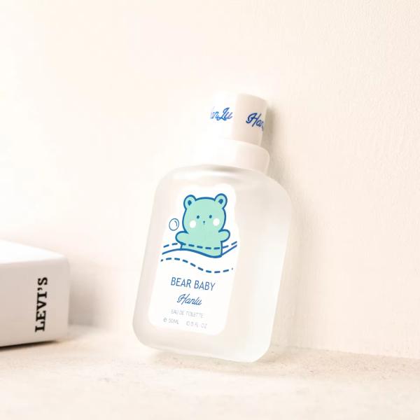 Bébé Ours Parfum Fille Étudiante Bébé Pêche Lait Léger Enfant Parfum Vaporisateur Brume Corporelle Petit Parfum Léger Vaporisateur Corporel