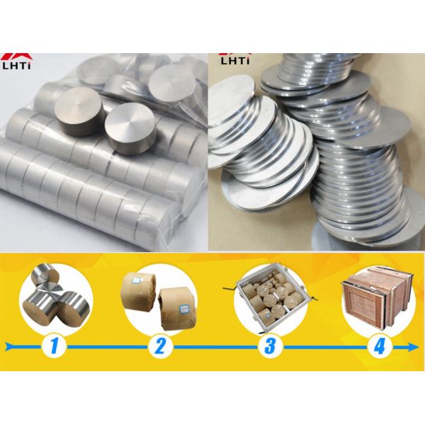 Gr2 Gr4 Pure Titanium Dental Disk With Step 98mm Diameter Customized Thickness