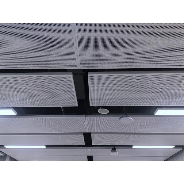 Train Station Ceiling Tile Aluminum Honeycomb Perforated Metal Panels Soundproof Board