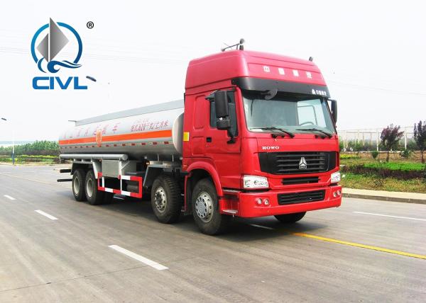 371hp Sinotruck Howo Oil Liquid Tanker Truck 8 X 4 38000L Fuel tanker truck