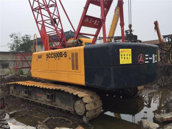 USED SANY SCC500B-S CRAWER CRANE ORIGINAL WITH GOOD CONDITION