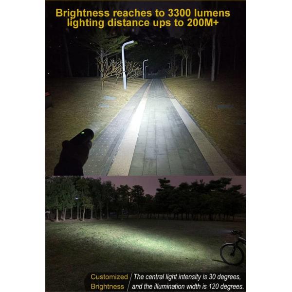 Материал перезаряжаемые цилиндрического электрофонаря СИД велосипеда водоустойчивый алюминиевый