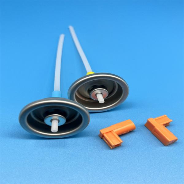 Aluminum Universal Button Actuator Metered Aerosol Valve Mist Spray Pattern Free Samples