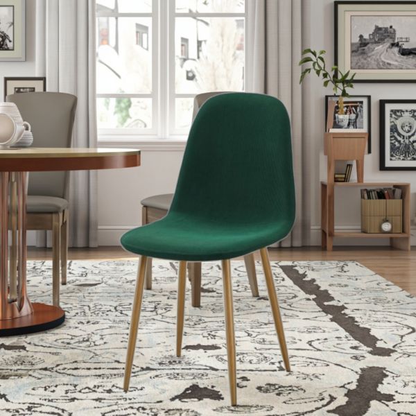 Wholesale Modern Restaurant Fabric Dining Chair Upholstered Accent Chairs Leisure Soft Cushion Back Rest Chair for Restaurant
