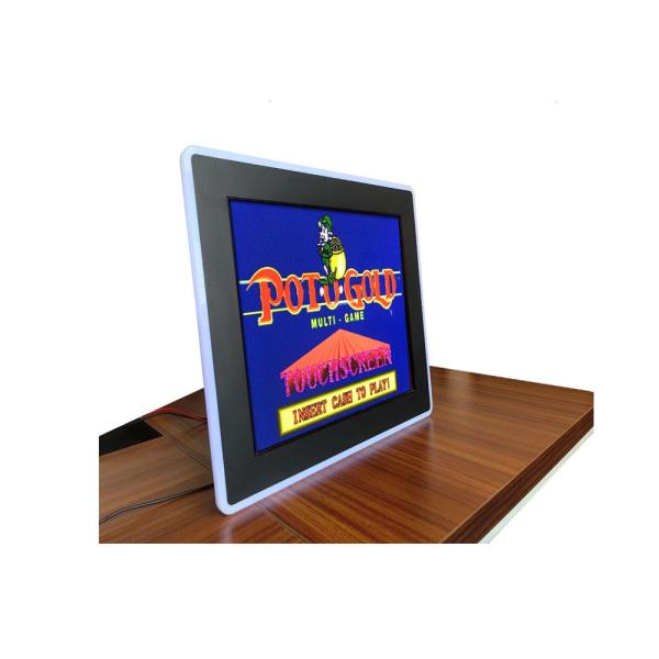1280×1024 Contrast Ratio 19inch Infrared Touch Screen Monitor With Side+Edge LED Bezel