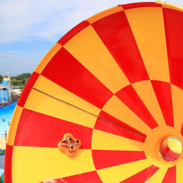 Большие водные горки торнадо стеклоткани для поставщика оборудования парка Аква аквапарк