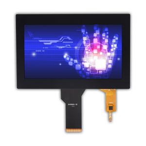 I2c Ctp 50 pin TFT LCD capacitivo touchscreen LED branco de 24 bits Rgb