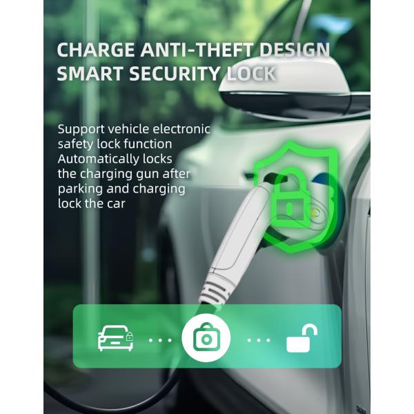 Type 2 Wall Box 32A Electric New Energy Car Accessories Fast Charging Pile Ev Charging Station AC 22kw EV Charger With Load Balancing