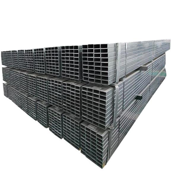 Square 1045 Galvanized Steel Pipe 16m Length BS1387 BS EN39 Standard