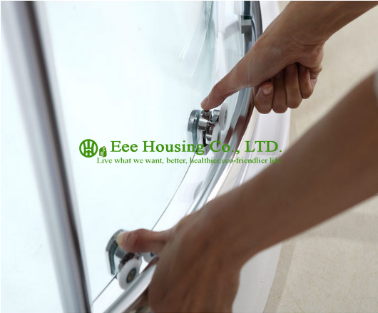 Shower room Aluminum Frame Bathroom Sliding Door Bathroom Doors,Classical design Profile sector shower door strip