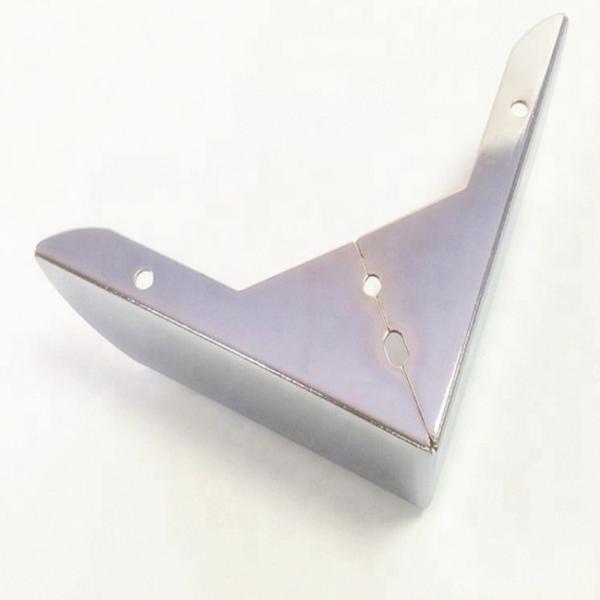 L Style Metal Sofa Legs Chrome Plate L150*L150 For Home Furniture Decoration