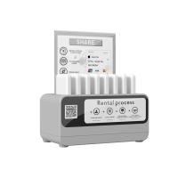 8 porta usb que anunciam o banco alugado compartilhado 251*141*125mm do poder